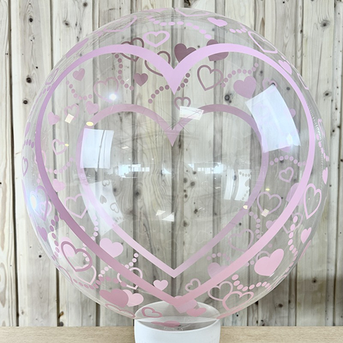 Poche De 10 Bubble T-Balloons 555Mm Print-Love Heart - Takarakosan