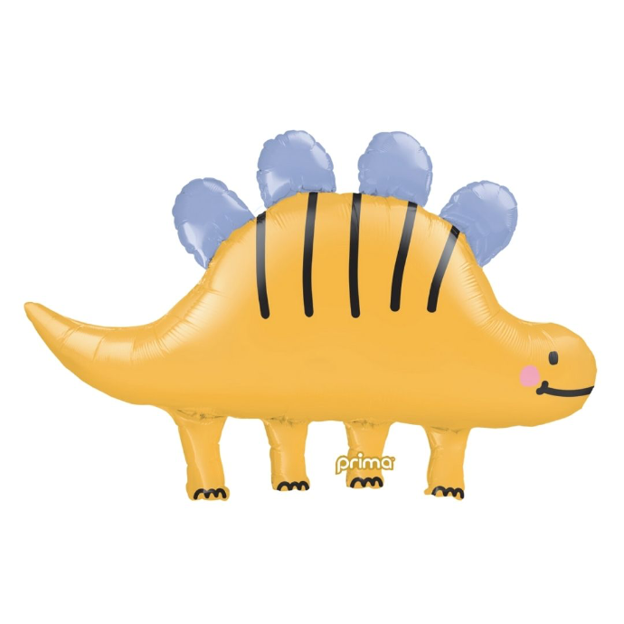 1 Alu 43" Happy Yellow Stegosaurus Shape - Prima