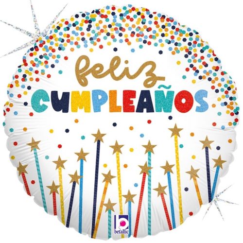 VELAS DE ESTRELLAS DE CUMPLEANOS 18" - Grabo