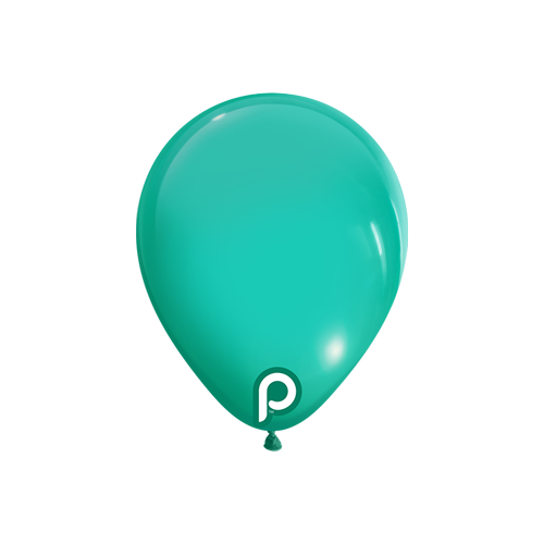 [PL-AQUA-5-FR] 100 Ballons 5" Aqua - Prima