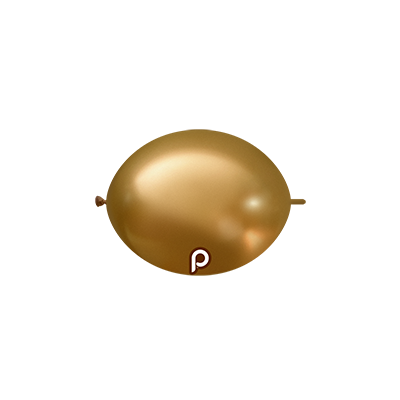 [PL-GGLD-6L-FR] 50 Ballons 6" Link Glam Gold - Prima