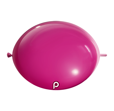 [PL-KISS-12L-FR] 50 Ballons 12" Link Kiss Me Pink - Prima