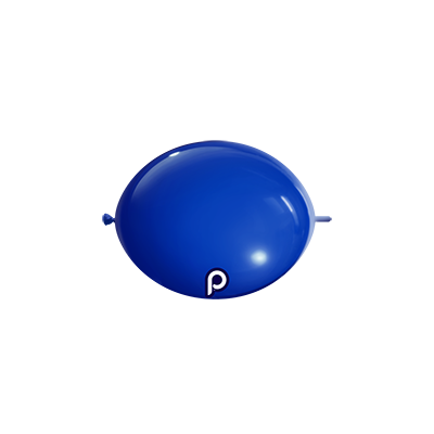 [PL-RBLU-6L-FR] 50 Ballons 6" Link Royal Blue - Prima