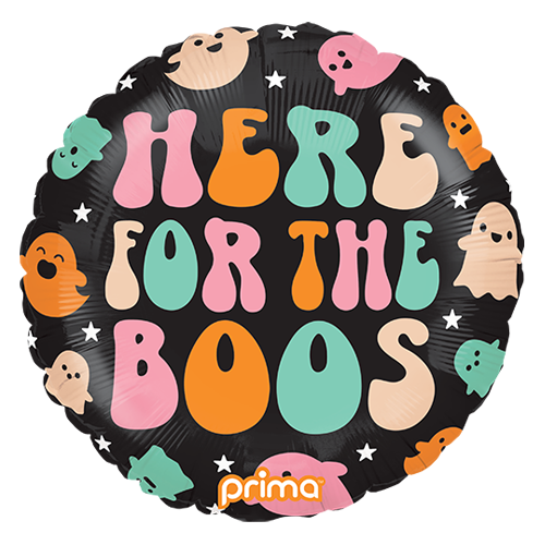 [PF-0008-18-FR] 18" Rond Here for the Boos Ghosts - Prima