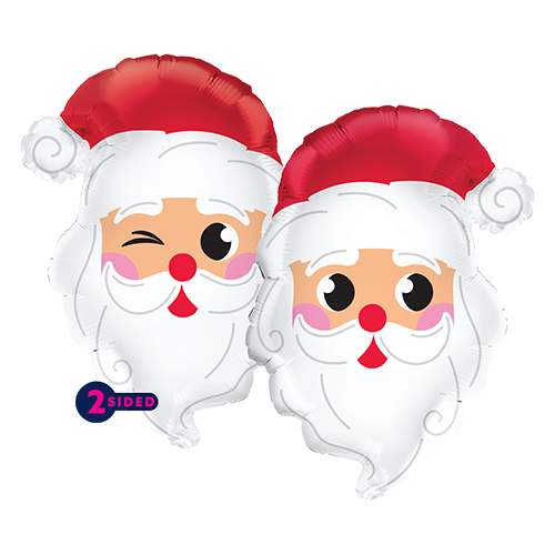 [PF-0047-22-FR] 22" Light Skin Santa Head Special Shape (FR)