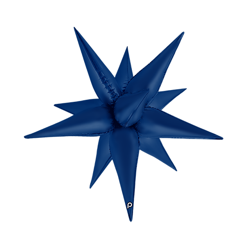 [PD-0137-26-FR] 26" Blue Satin Starburst (FR)