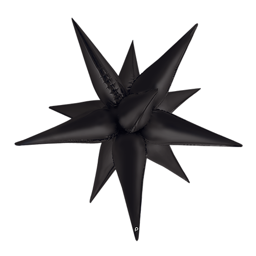 [PD-0140-40-FR] 40" Black Satin Starburst (FR)