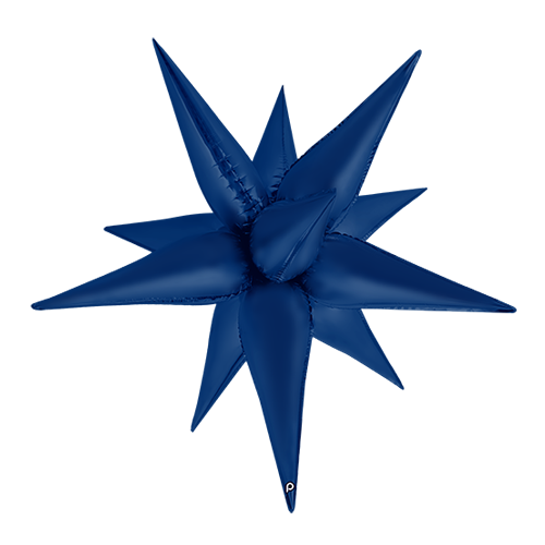 [PD-0138-40-FR] 40" Blue Satin Starburst (FR)