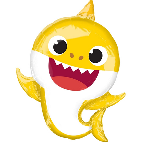 [4076001-FR] Baby Shark Alu Forme 25" - Licence