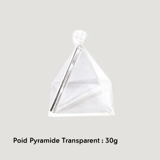 [B611-FR] Poid Pyramide Transparent 30g - Borosino