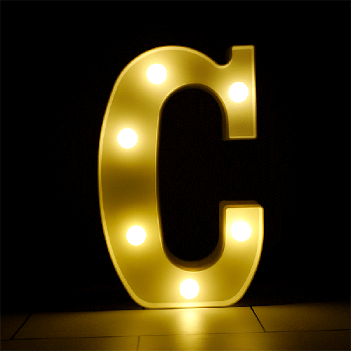 [B926-C-FR] LED LETTER LIGHT C (FR)