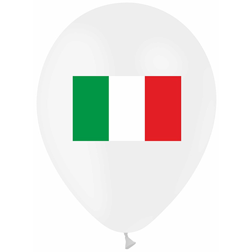 [GBS02ITALIE-FR] 10 Bal Drapeau Italie 1F/2C - Balloonia