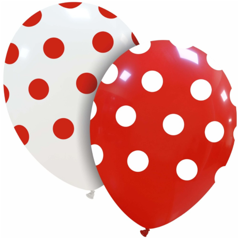 [PT/100DSV5771-FR] 100 BALLONS POIS ROUGE ET BLANC (FR)