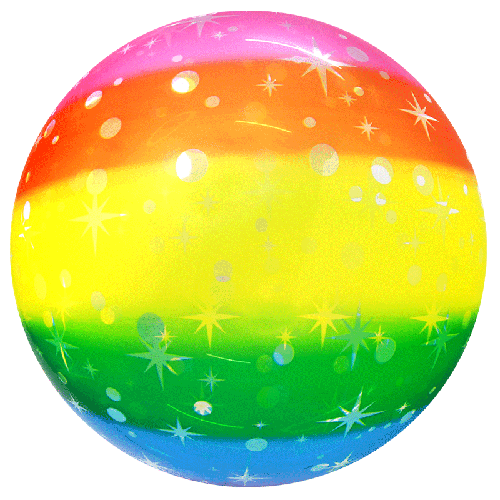 [BBQ010-46-FR] Printed Starry Sky Gradient Bubble Balloons 20' (FR)