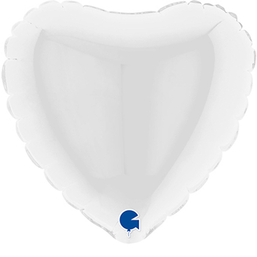 [G04018WH-FR] Coeur Blanc 4" - Grabo