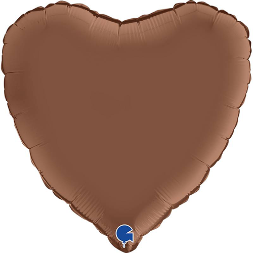 [G180000SCT-FR] COEUR SATIN CHOCOLATE 18' (FR)