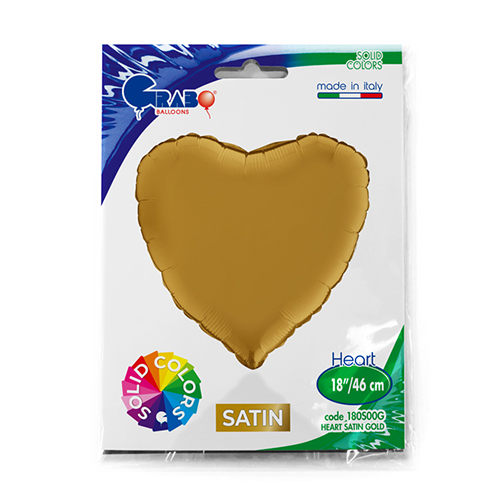 [G180S00G-P-FR] Coeur Satin Gold 18" - Grabo