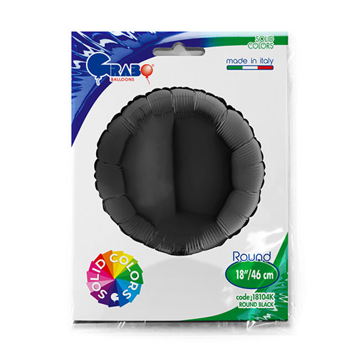 [G18104K-P-FR] Rond Noir 18"  - Grabo