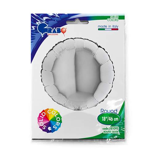 [G18109S-P-FR] Rond Argent 18"  - Grabo