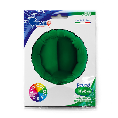 [G18111DGR-P-FR] Rond Vert Fonce 18"  - Grabo