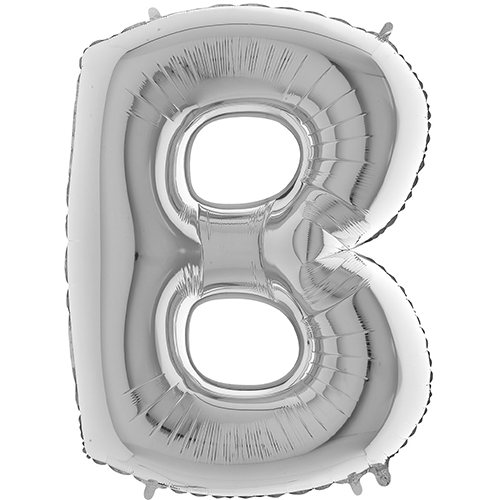 [G219S-P-FR] Lettre "B" Silver 40" - Grabo