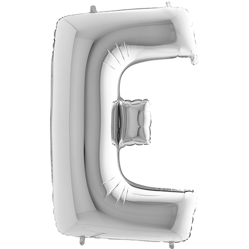 [G249S-P-FR] Lettre "E" Silver 40" - Grabo