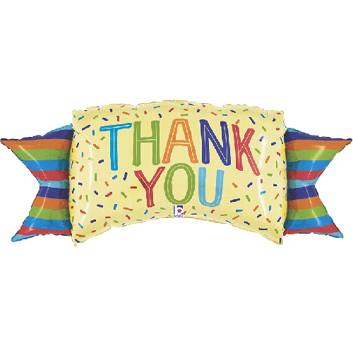 [G25186-P-FR] Thank You Banner 46" - Grabo