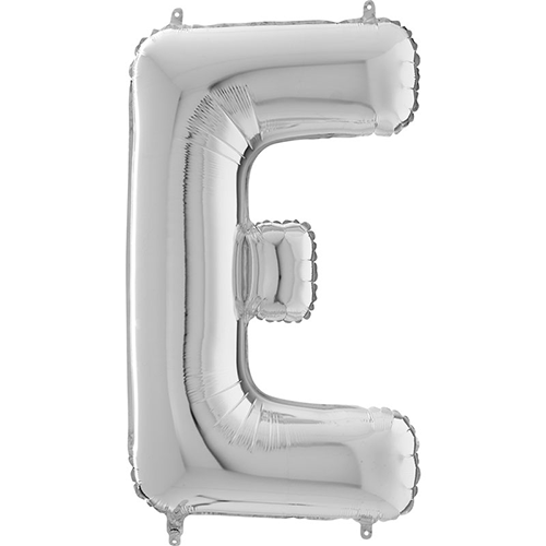 [G26249S-P-FR] Lettre "E" Argent 26" - Grabo