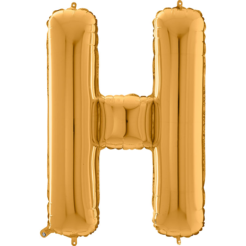 [G26272G-P-FR] Lettre "H" Or 26" - Grabo