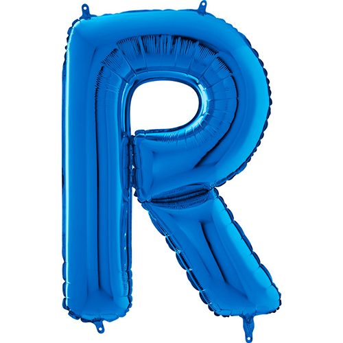 [G26370B-P-FR] Lettre "R" Bleu 26" Emballe Fds - Grabo