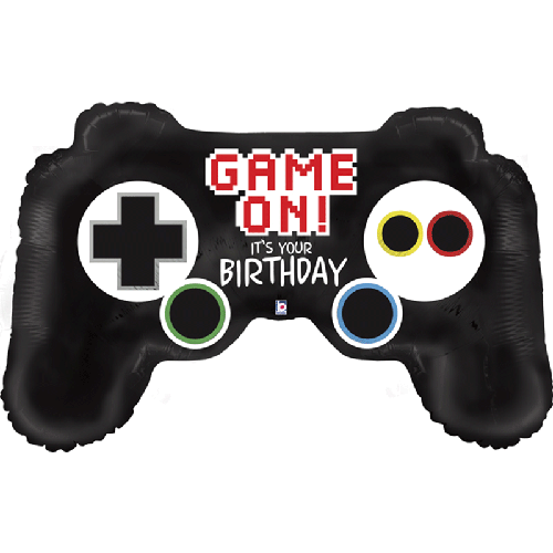 [G35020-P-FR] Game Controller Birthday 31" Single - Grabo