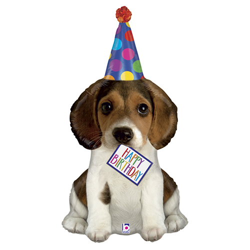 [G35561-P-FR] Birthday Puppy 41" - Grabo