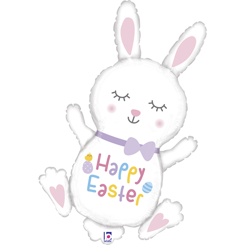 [G35931-P-FR] Hopping Easter Bunny 38" - Grabo