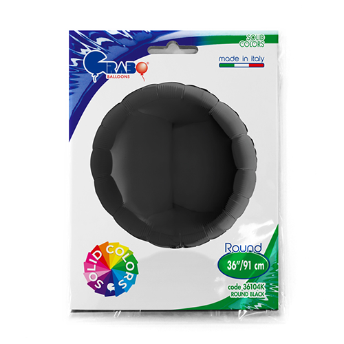 [G36104K-P-FR] ROND NOIR 36' EMBALLE (FR)