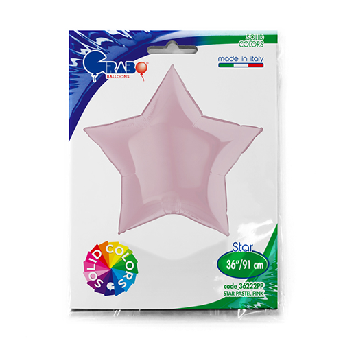 [G36222PP-P-FR] ETOILE PASTEL ROSE 36' EMBALLE (FR)