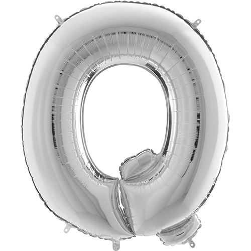 [G369S-P-FR] LETTRE 'Q' SILVER 40'' EMBALLE (FR)