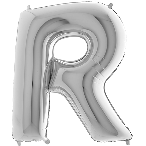 [G379S-P-FR] Lettre "R" Silver 40" - Grabo