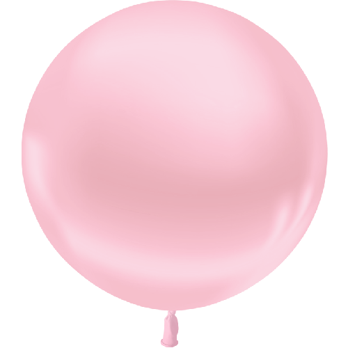 [HG2-M86-FR] 1 Latex Metal Rose Bonbon 2' (60Cm) - Balloonia