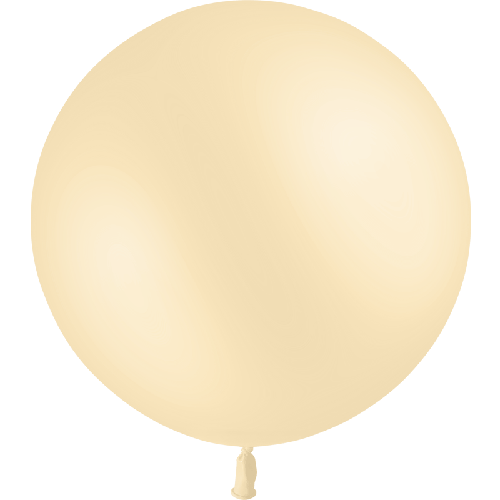 [HG2-P21-FR] 1 BALLON LATEX 2' ( 60cm ) STANDARD IVOIRE (FR)