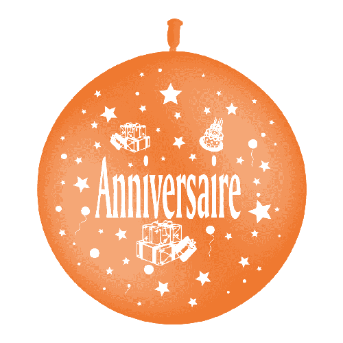 [T3-101P24-FR] GEANT ANNIVERSAIRE CADEAUX ORANGE P24 SENS AIR (FR)