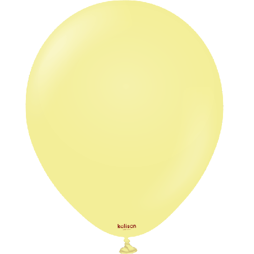 [10530051-FR] 5" Macaron Yellow Latex