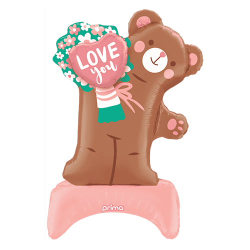 [PF-0099-39-FR] 39' Love You Standing Bear Shape Prima Pal™ (FR)